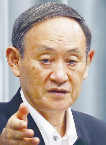 後継の菅義偉首相