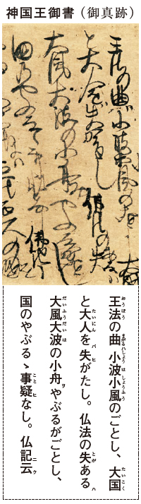 神国王御書（御真跡）