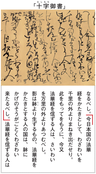 「十字御書」